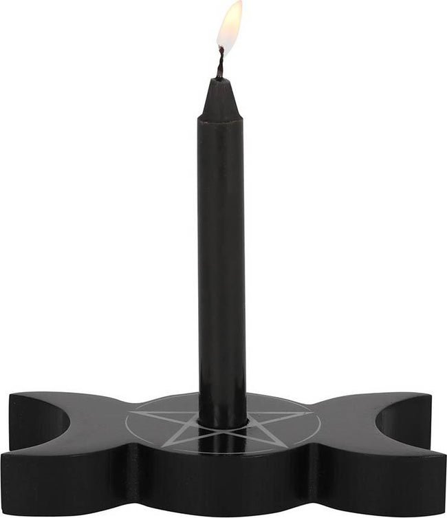 Triple Moon Spell Candle Holder