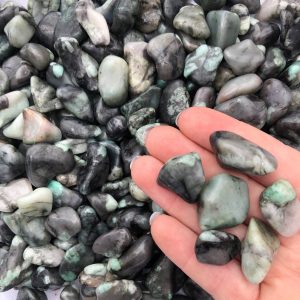 Emerald Tumbled Stones- Large