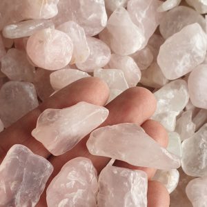 Rose Quartz Freeform Tumbled Small