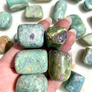 Ruby Fuchsite Tumbled Stones - Large
