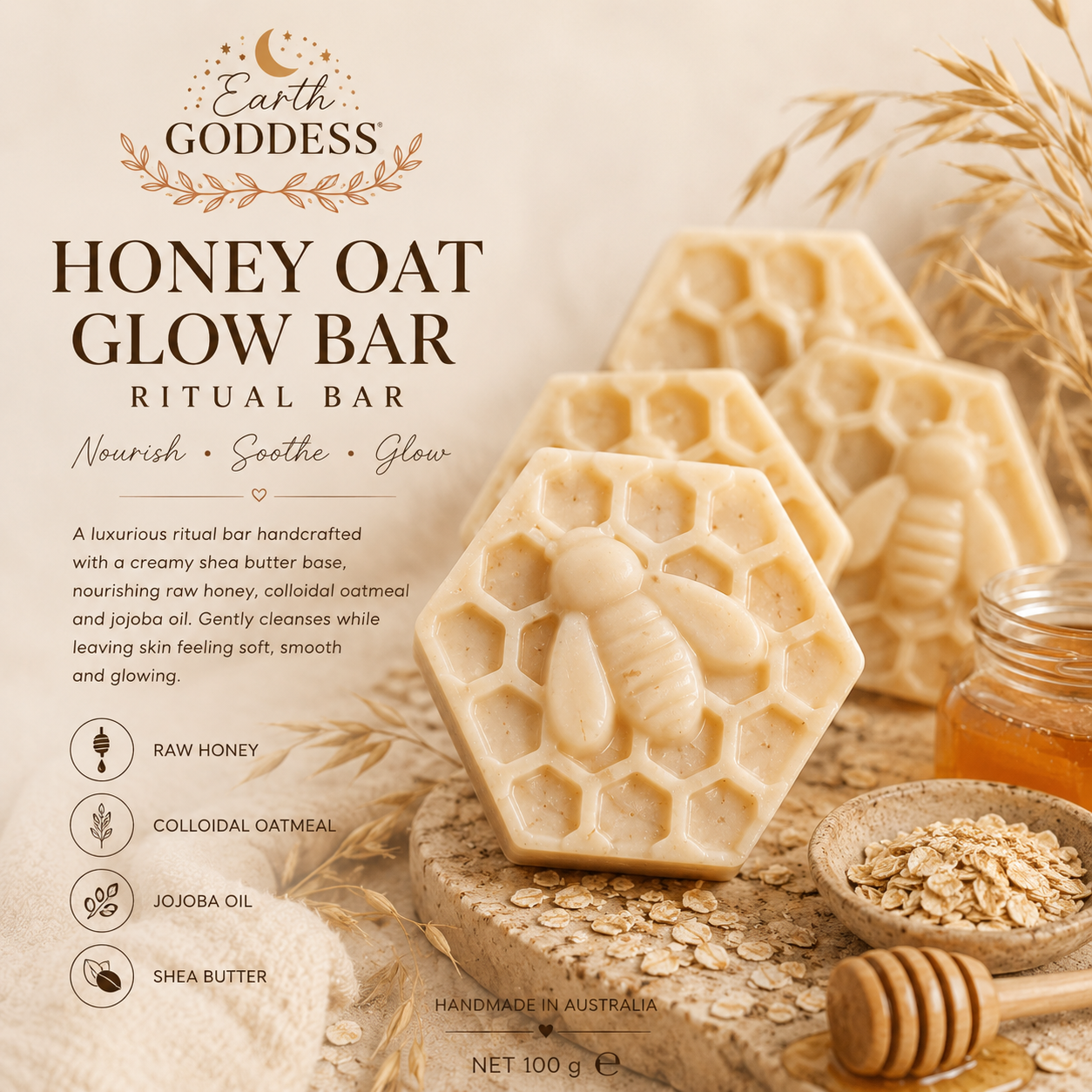Honey Oat Glow Ritual Bar