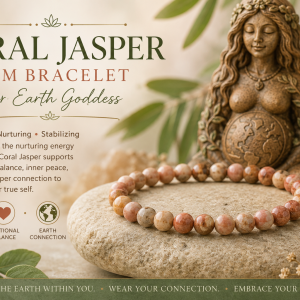 Coral Jasper 6mm Bracelet