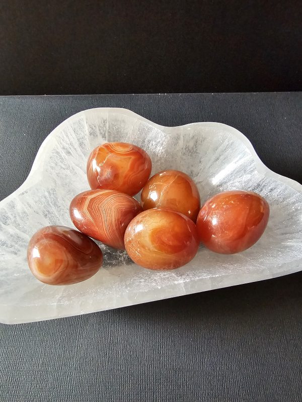 Carnelian Palm Stone