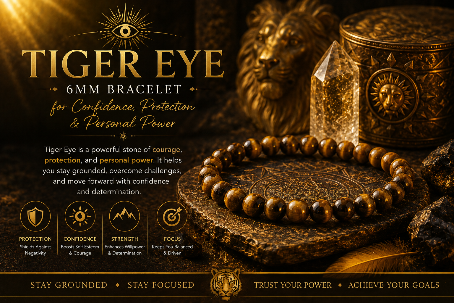 Tiger Eye 6mm Bracelet
