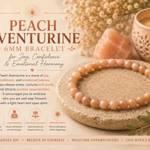 Peach Aventurine 6mm Bracelet