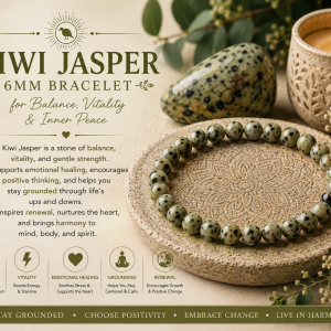 Kiwi Jasper 6mm Bracelet