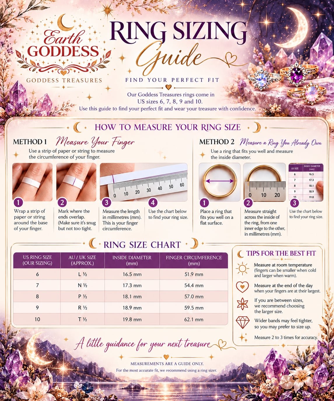 Goddess Treasures 10 pack Size 10